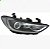Farol elantra hyundai de 2017 a 2018 lado esquerdo elétrico com motor com projetor com LED - Imagem 2