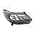 Farol s10 e trailblazer chevrolet de 2017 a 2024 lado esquerdo cromado com friso preto manual sem LED sem reator - Imagem 2
