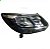 Farol s10 e trailblazer chevrolet de 2017 a 2024 lado direito cromado elétrico com motor com LED sem reator - Imagem 2