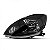 Farol ka ford de 2008 a 2014 lado esquerdo preto manual - Imagem 2