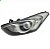 Farol i30 hyundai de 2013 a 2016 lado esquerdo elétrico com motor sem entrada para xenon - Imagem 2