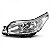 Farol c4 pallas e hatch citroën de 2008 a 2014 lado esquerdo elétrico com motor - Imagem 2