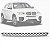 Grade do para choque x5 bmw de 2007 a 2013 dianteira central preta suporte - Imagem 1