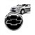 Emblema da grade do radiador corsa chevrolet de 1999 a 2003 - Imagem 1