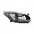 Farol spin chevrolet de 2012 a 2018 lado esquerdo com máscara negra manual - Imagem 2