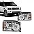 Farol discovery 4 land rover de 2009 a 2013 lado direito com LED D3S 15 pinos - Imagem 1