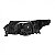 Farol range rover sport land rover de 2014 a 2018 lado esquerdo black com xenon com reator - Imagem 4
