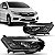 Farol city honda de 2018 a 2021 lado esquerdo cromado manual com LED - Imagem 1