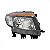 Farol ranger ford de 2013 a 2016 lado esquerdo preto manual - Imagem 2