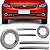 Aro de suporte de farol auxiliar gol volkswagen de 2009 a 2012 cromado copo e friso geração cinco - Imagem 1