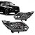 Farol s10 e trailblazer chevrolet de 2017 a 2024 lado esquerdo cromado manual com LED e reator - Imagem 1