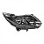 Farol s10 e trailblazer chevrolet de 2017 a 2024 lado esquerdo cromado manual com LED e reator - Imagem 2
