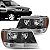Farol grand cherokee jeep de 1999 a 2001 lado esquerdo fumê laredo - Imagem 1