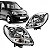 Farol kangoo renault de 2008 a 2018 lado esquerdo cristal - Imagem 1