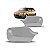 Capa de retrovisor externo palio fiat de 2001 a 2006 lado esquerdo cromado versão fire - Imagem 1