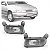 Farol auxiliar logus e pointer volkswagen de 1993 a 1997 lado direito - Imagem 1