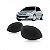 Capa de retrovisor 206 peugeot de 1998 a 2010 e 207 peugeot de 2009 a 2015 lado direito carcaça preta - Imagem 1