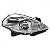 Farol tiida nissan de 2007 a 2013 lado esquerdo cristal com pisca - Imagem 2