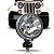 Farol preto e branco para uso fora de estrada de 130 milímetros com aro cromado - Imagem 1