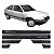 Friso kadett chevrolet de 1989 a 1998 lateral preto versão sle seis peças - Imagem 1