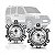 Farol auxiliar doblo fiat de 2001 a 2009 lado direito e lado esquerdo adventure - Imagem 1