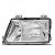 Farol sprinter mercedes benz de 1995 a 2002 lado esquerdo com auxiliar - Imagem 2