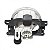 Farol auxiliar c3 citroën de 2009 a 2012 e 307 peugeot de 2007 a 2010 lado direito e lado esquerdo lente de policarbonato H11 - Imagem 3