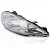 Farol 206 peugeot de 1998 a 2004 lado direito simples raiado - Imagem 2