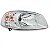 Farol palio fiat de 2008 a 2016 e strada fiat de 2014 a 2020 lado esquerdo cromado manual reto - Imagem 2