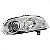 Farol palio fiat de 2009 a 2020 e siena fiat de 2009 a 2012 lado esquerdo cromado bola - Imagem 2