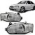 Farol escort ford de 1997 a 2002 lado direito preto - Imagem 1