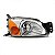 Farol fiesta ford de 2000 a 2002 e courier ford de 2000 a 2013 lado direito com pisca âmbar - Imagem 2