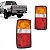 Lanterna hilux SRV toyota de 2002 a 2004 traseira lado direito tricolor - Imagem 1