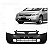 Para choque civic honda de 2007 a 2008 dianteiro com furo para auxiliar e com ressalto para placa - Imagem 1