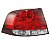 Lanterna voyage volkswagen de 2008 a 2012 lado esquerdo traseira bicolor - Imagem 2