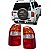 Lanterna tracker chevrolet e vitara suzuki de 1998 a 2006 traseira lado direito tricolor - Imagem 1