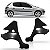 Lateral 206 peugeot de 1998 a 2010 traseira lado direito quatro portas - Imagem 1