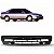 Para choque accord honda de 1990 a 1993 dianteiro preto - Imagem 1