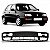 Para choque golf volkswagen de 1995 a 1998 dianteiro cinza alemão sem pisca texturizado - Imagem 1