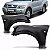 Paralama pajero full mitsubishi de 2001 a 2007 lado esquerdo com furo para moldura inferior do para choque - Imagem 1