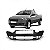 Para choque strada fiat de 2009 a 2013 dianteiro preto liso trekking com furo motor - Imagem 1