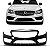 Para choque c43 amg mercedes benz de 2016 a 2018 dianteiro primer com furo para sensor - Imagem 1