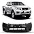 Para choque frontier nissan de 2017 a 2021 dianteiro preto liso - Imagem 1