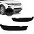 Spoiler do para choque evoque land rover de 2012 a 2014 dianteiro lado direito preto versão dynamic sem pisca texturizado - Imagem 1