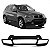 Para choque x5 bmw de 2007 a 2010 dianteiro preto texturizado sem pisca com furo para sensor - Imagem 1