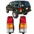 Lanterna cherokee sport jeep de 1997 e de 1999 a 2001 traseira lado direito tricolor - Imagem 1