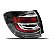 Lanterna sandero stepway renault de 2020 a 2025 lado esquerdo traseira de canto fumê com LED - Imagem 2