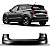 Para choque t cross volkswagen de 2019 a 2024 traseiro sem furo para sensor - Imagem 1