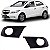Grade lateral do para choque onix chevrolet de 2012 a 2020 dianteiro lado esquerdo joy com furo - Imagem 1