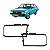 Aro do farol corcel ii ford de 1978 a 1984 lado esquerdo preto - Imagem 1